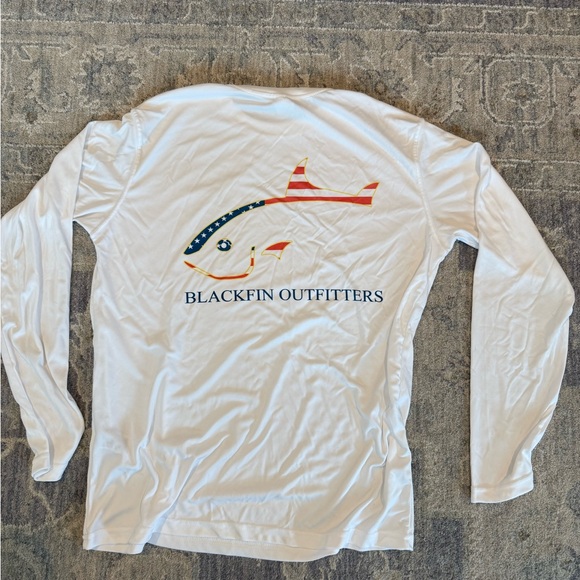 Vapor Apparel Other - Men’s Blackfin Outfitters White Performance Long Sleeve Tee
